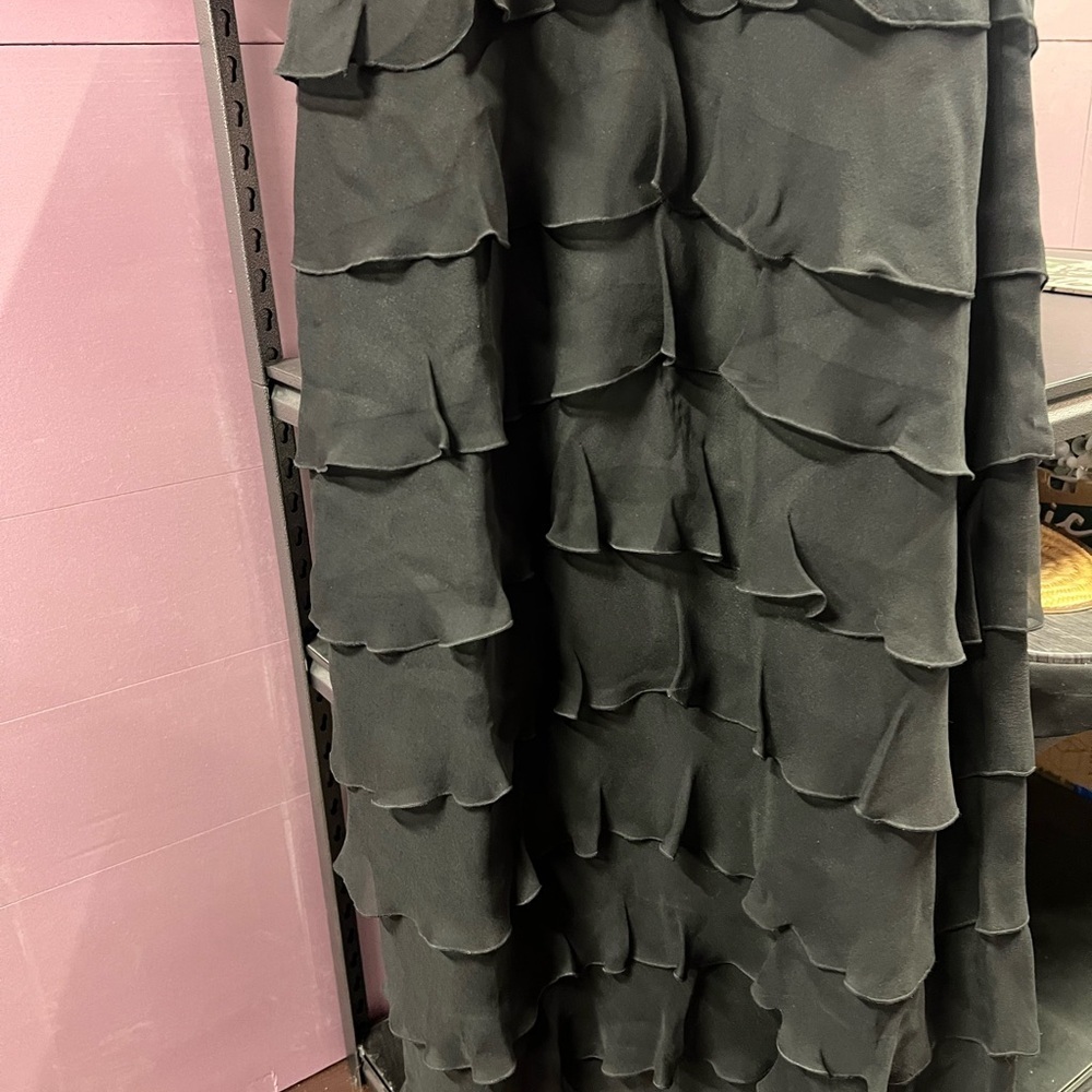 Dave & Johnny Sz 11/12 Vintage sequin Fancy tank Style short Black Dress - Picture 2 of 15